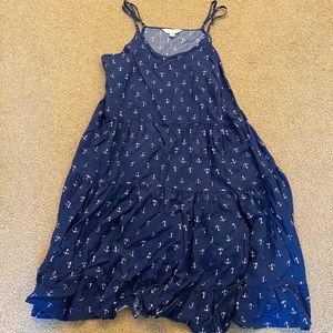 Navy Blue Anchor Dress